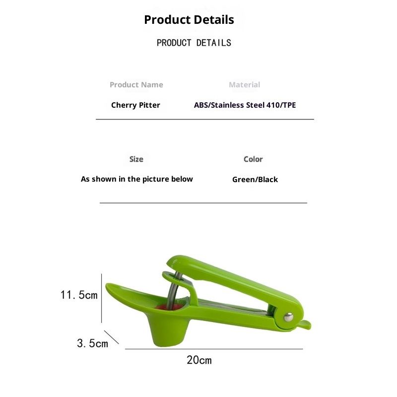 Olive Seed Remover Tool with Food-Grade Silicone Cup,Portable Fruit Corer Cherry Stoner Kitchen Aid Machine V1192-AZ-W-2596