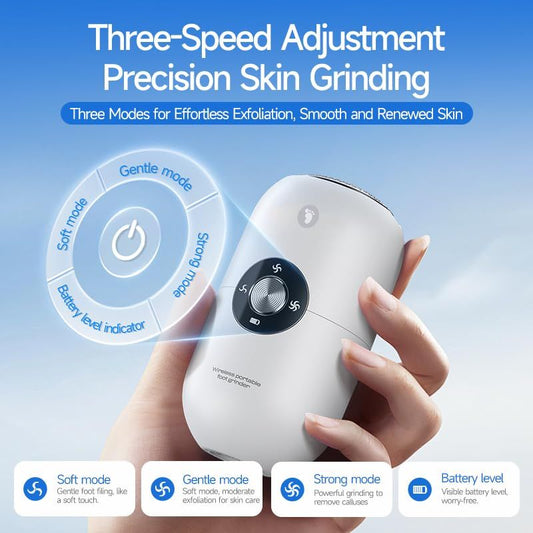 Electric Foot Callus Remover for Women Men, Rechargeable Callus Remover for Feet, Portable Feet Grinder for V1192-AZ-W-2706