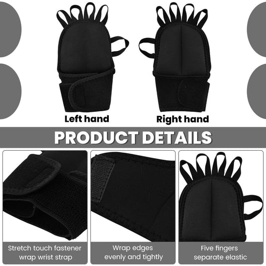 1 Pair Weighted Gloves for Tremors Hand Weight for Fine Motor Skills Hand Weighted Utensils Adjustable V1192-AZ-W-2723