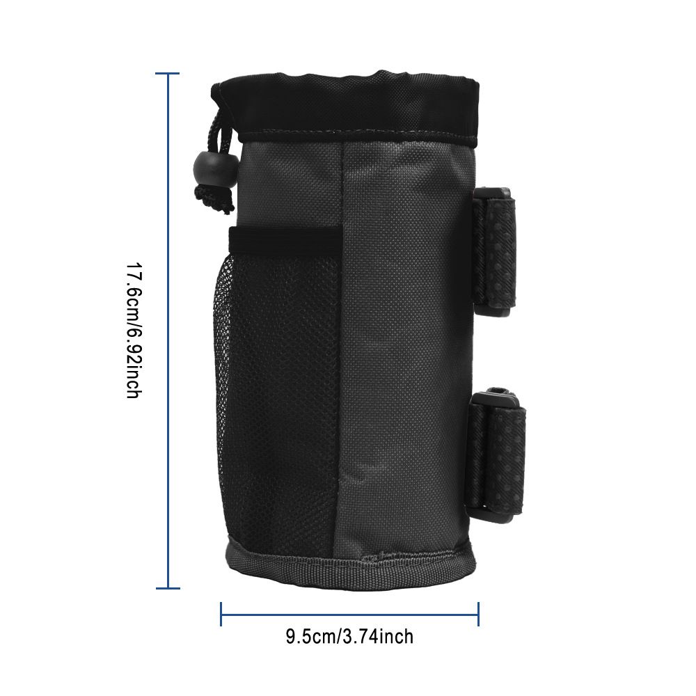 Cup Holder, Bike Water Bottle Holder for E Scooters & E-Bikes - Adaptable, No-Screw Installation, Mesh V1192-AZ-W-2734