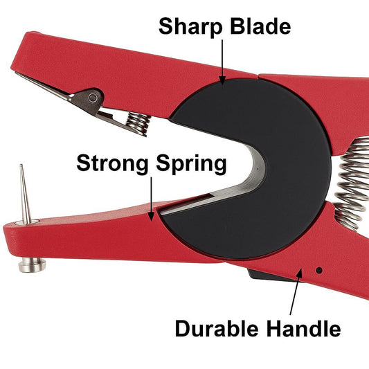 Livestock Ear Tag Applicator Tool - Heavy Duty Metal Tagging Pliers for Cattle, Goats, Sheep, and Farm Animal V1192-AZ-W-2830
