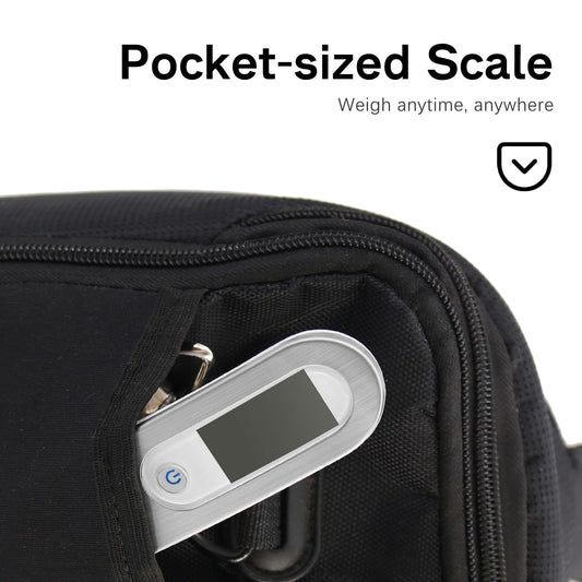 Rechargeable Luggage Scale with Strap & Type-C Port - Portable, Digital, High-Precision, and Ideal for V1192-AZ-W-2834