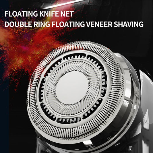 Mini Electric Shaver, Portable Travel Razor for Men, Cordless USB-C Fast Rechargeable Electric Shavers, LED V1192-AZ-W-2847