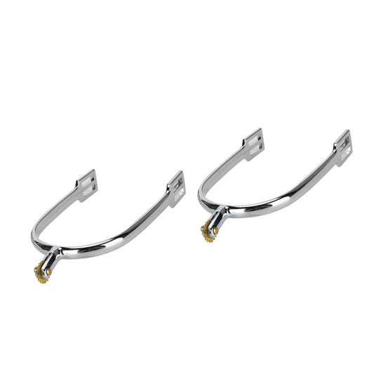 Horse Spurs, Zinc Alloy Material Erosion Spurs Spurs with Rotatable Copper Riding Horse Accessory Exquisite V1192-AZ-W-2872