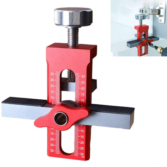 2-in-1 Cabinet Door Mounting Jig & Rebound Device Tool with Bag, Installation Positioner for Frameless V1192-AZ-W-2880