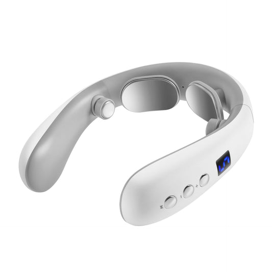 Neck Massager with Heat, Electric Pulse Neck Massager for Pain Relief, Wireless Intelligent Massager for V1192-AZ-W-2910