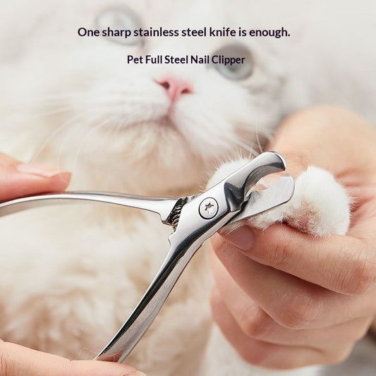 Dog Nail Clippers - Sharp, Durable, All Steel Material, Ergonomic Non-Slip Handle, Safe and Comfortable V1192-AZ-W-2936