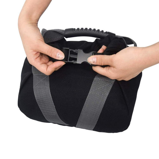 2 Pcs Adjustable Heavy Fitness Power Sandbag, Portable Adjustable Canvas Sand Kettlebell Soft Sand Bag, V1192-AZ-W-3018