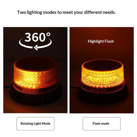 Magnetic Wireless Beacon Light, Rechargeable Emergency Flashing Warning Battery Operated Strobe Lights for V1192-AZ-W-3041