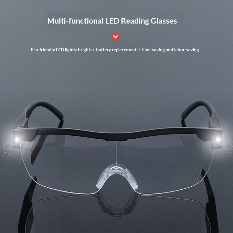 Magnifying Glasses with Light, 250% Magnification, LED Lighted Magnifying Glass, Hands Free Head Magnifier V1192-AZ-W-3102