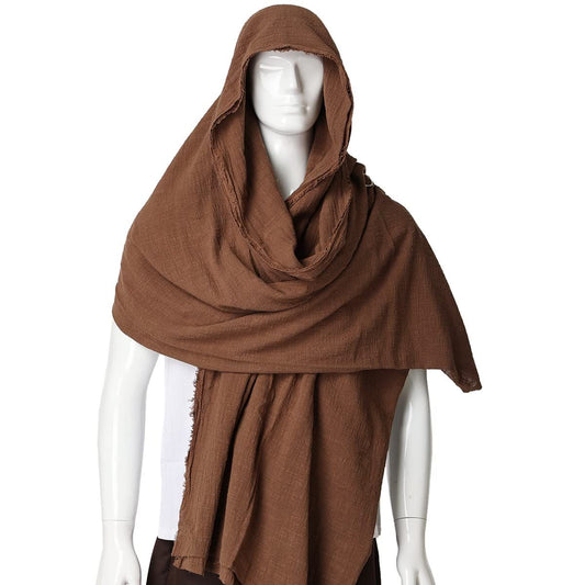 Apocalyptic Shawl Scarf Shaman Cowl Medieval Costume Century Star Cloak with Hood Men Cowl Hooded Renaissance V1192-AZ-W-3124