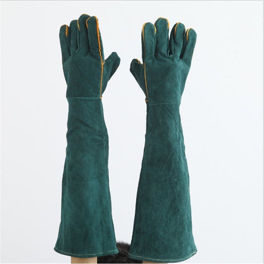 Animal Handling Gloves Bite Proof Multipurpose Pet Glove for Trips to Vet Grooming Puncture Proof Training V1192-AZ-W-3229