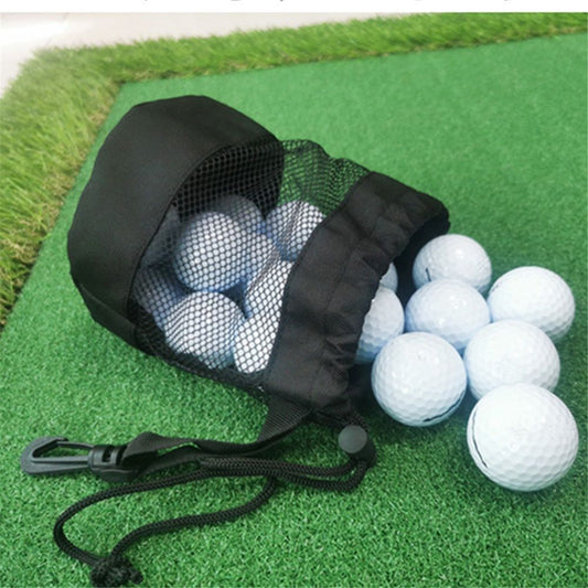 3 PCS Mesh Golf Ball Bags, Golf Pouch Bags, Golf Ball Storage Bag for Golf Tennis Balls,Gym,Shower,Washing V1192-AZ-W-3233