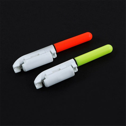 6 Pcs Fishing Glow Sticks LED Fishing Pole Light Night Fish Alert Glow Stick with Battery (green+red+change V1192-AZ-W-3274