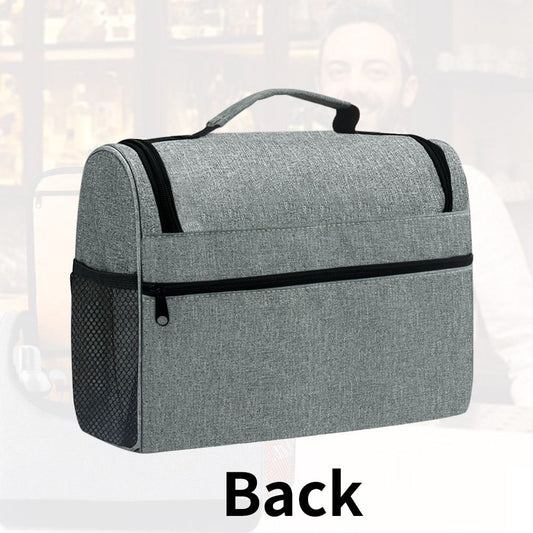 Bartender Kit Bag, Portable Travel Carrying Bag with Handle for Bar Tools Set, For Home Indoor Outdoor Patio V1192-AZ-W-3323