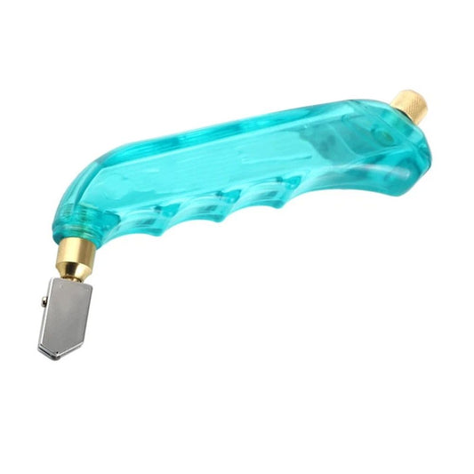 5pcs Pistol Grip Oil Feed Glass Cutter Tungsten Carbide, Professional Stained Glass Cutting Tool with 2 V1192-AZ-W-3431