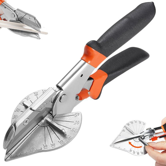 Miter Shears- Multifunctional Trunking Shears for Angular Cutting of Moulding and Trim, Adjustable at 45 to V1192-AZ-W-3510