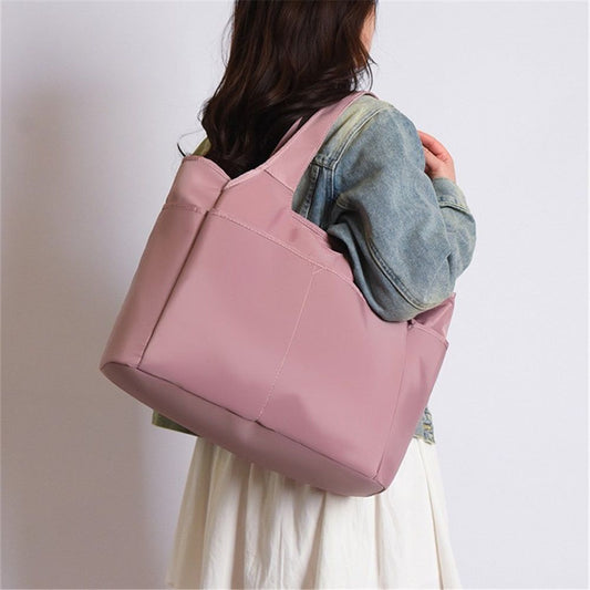 Utility Large Tote Bag, Women Casual Shoulder Bags for Work Gym Beach Travel Shopping Grocery College V1192-AZ-W-3513