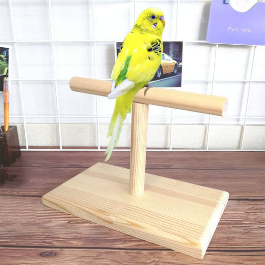 Small Bird Perch,Bird Play Stand,Portable Training Parrot Playstand, Bird Cage Toys for Cockatiels Conures V1192-AZ-W-3581