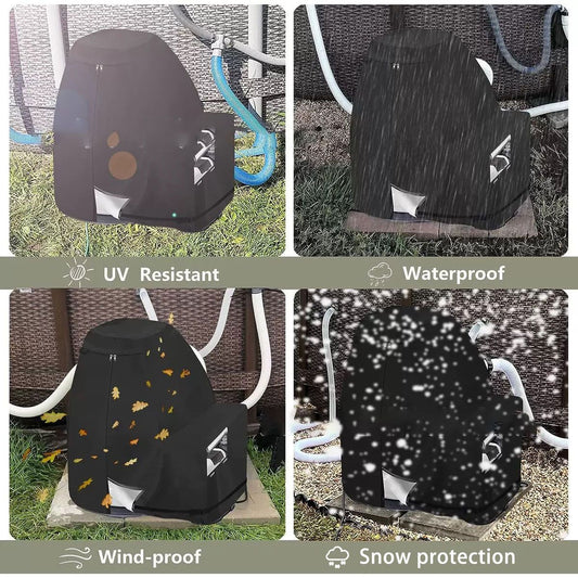 Sand Filter Pump Cover,Waterproof Anti-UV Above Ground Pool Pump Cover,Suitable for Most Popular Brands Sand V1192-AZ-W-3599