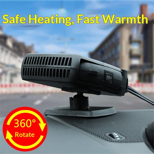 Car Heater 12V 200W Portable Car Heater Defroster Fans, Heating Fast Heating Defrost Defogger with Plug in V1192-AZ-W-3617