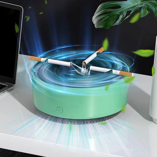 2 in 1 Multifunctional indoor smokeless ashtray, 360 degreessurround suction intelligent air purifier V1192-AZ-W-3683