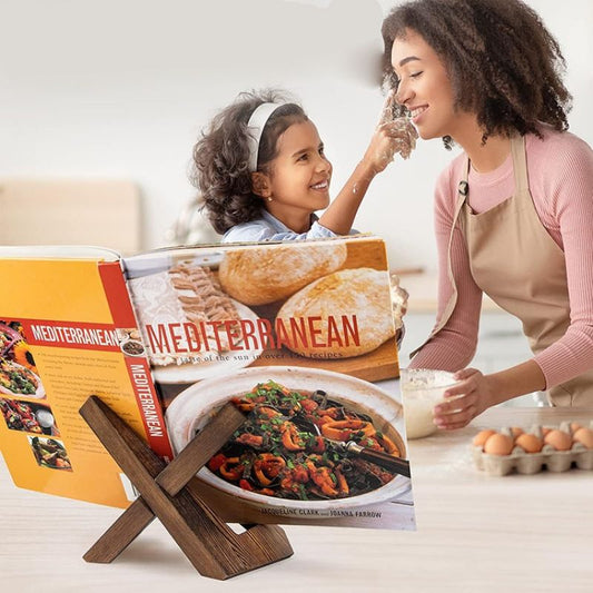 Plate Stand for Display - 6.5 Inch Plate Holder Display Stand, Wooden Picture Frame Holder, Decorative Table V1192-AZ-W-3708