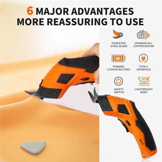 Super Scissors, Cardboard Cutter, Electric Box Cutter,Ultimate Cutting Tool for Home& Craft,Cordless Electric V1192-AZ-W-3772
