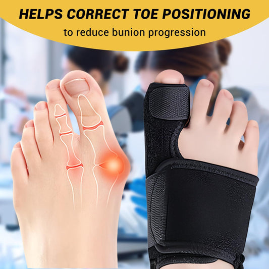 Effective Corrector for Women and Men | Relief Kit, Straighten Toes, and Correct Alignment | Cushion Sleeves V1192-AZ-W-3855