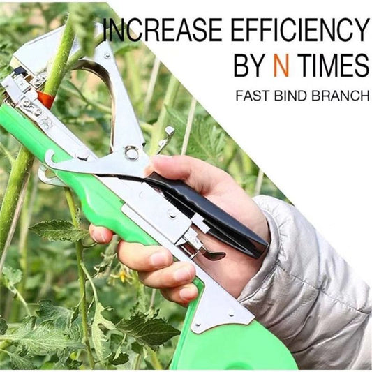 Plant Tying Machine Tape Tool for Tomatoes Peppers Grapes Cucumbers and Vining Vegetables Quickly and Easily V1192-AZ-W-3868