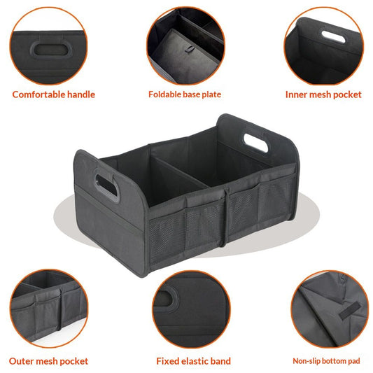 Trunk Organizer For Sedan,Car Organizers and Storage, Waterproof Collapsible & Adjustable Straps,Sturdy Car V1192-AZ-W-3976