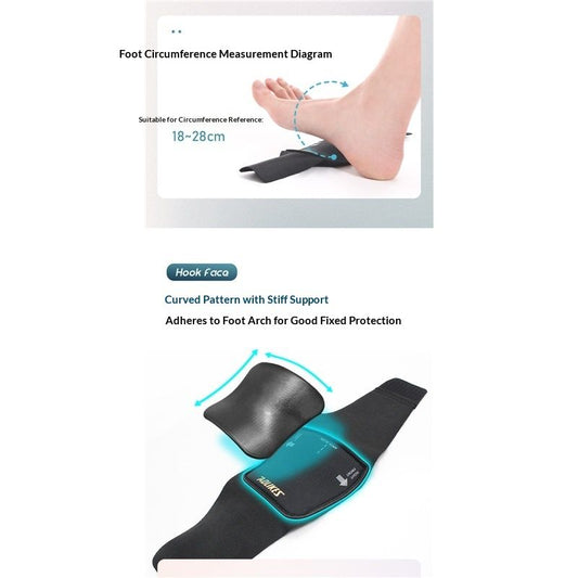 Arch Support Compression Sleeves for Flat Feet & Plantar Fasciitis Relief - Adjustable Orthotic Brace for V1192-AZ-W-4008