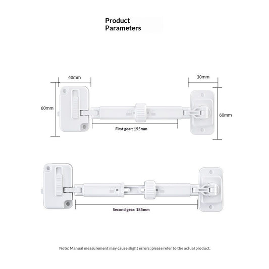 2 Pack Child Proof Window Restrictor, Adjustable Baby Safety Window Lock, Window Safety Locks for Toddlers & V1192-AZ-W-9074