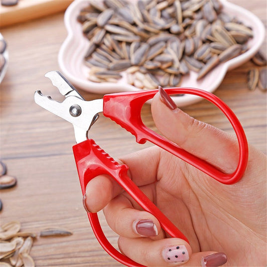 2 Pc Red Peeling The Shell Nut Shell Cracker Seed Pistachio Sheller Opener Peeling Pliers Nut Crackers V1192-AZ-W-9111