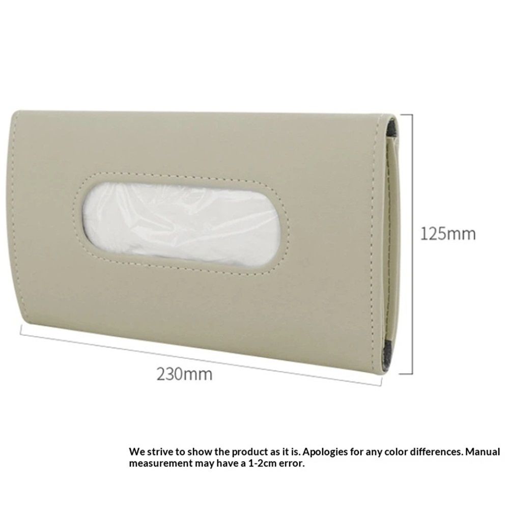 2 pack Car Visor Tissue Holder, Sun Visor Napkin Holder Backseat Tissue Case, Premium Car Tissue Box for car, V1192-AZ-W-9113