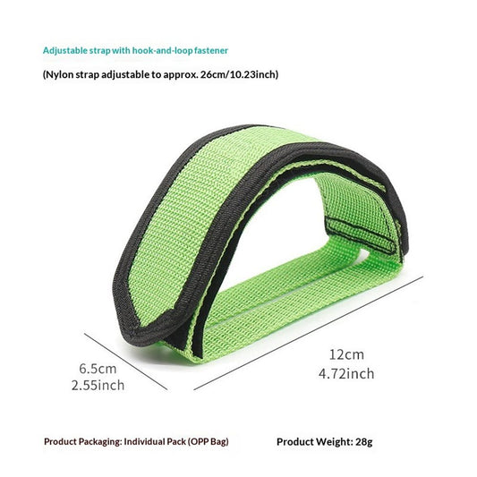 2 Pair Bicycle Muzzle Bike Attachment for Kids Bikes Bike Pedal Strap Cycling Pedal Accessory Footrest Strips V1192-AZ-W-9138