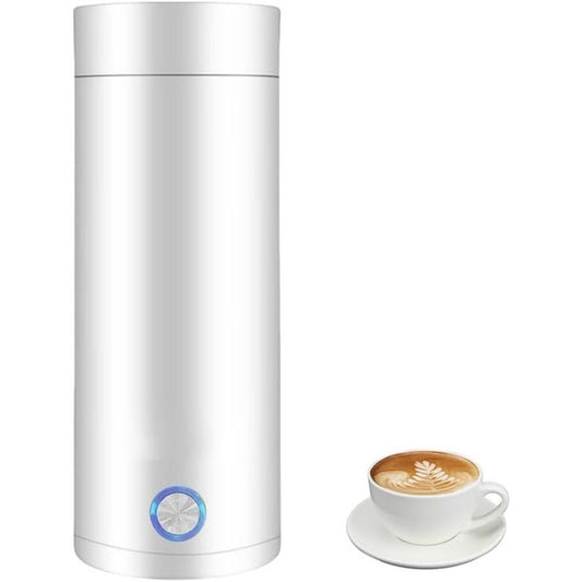 Travel Kettle - 400ML Portable Electric Kettle for Boiling Water - Self Heating Cup/Thermos - Single Size V1192-AZ-W-9207