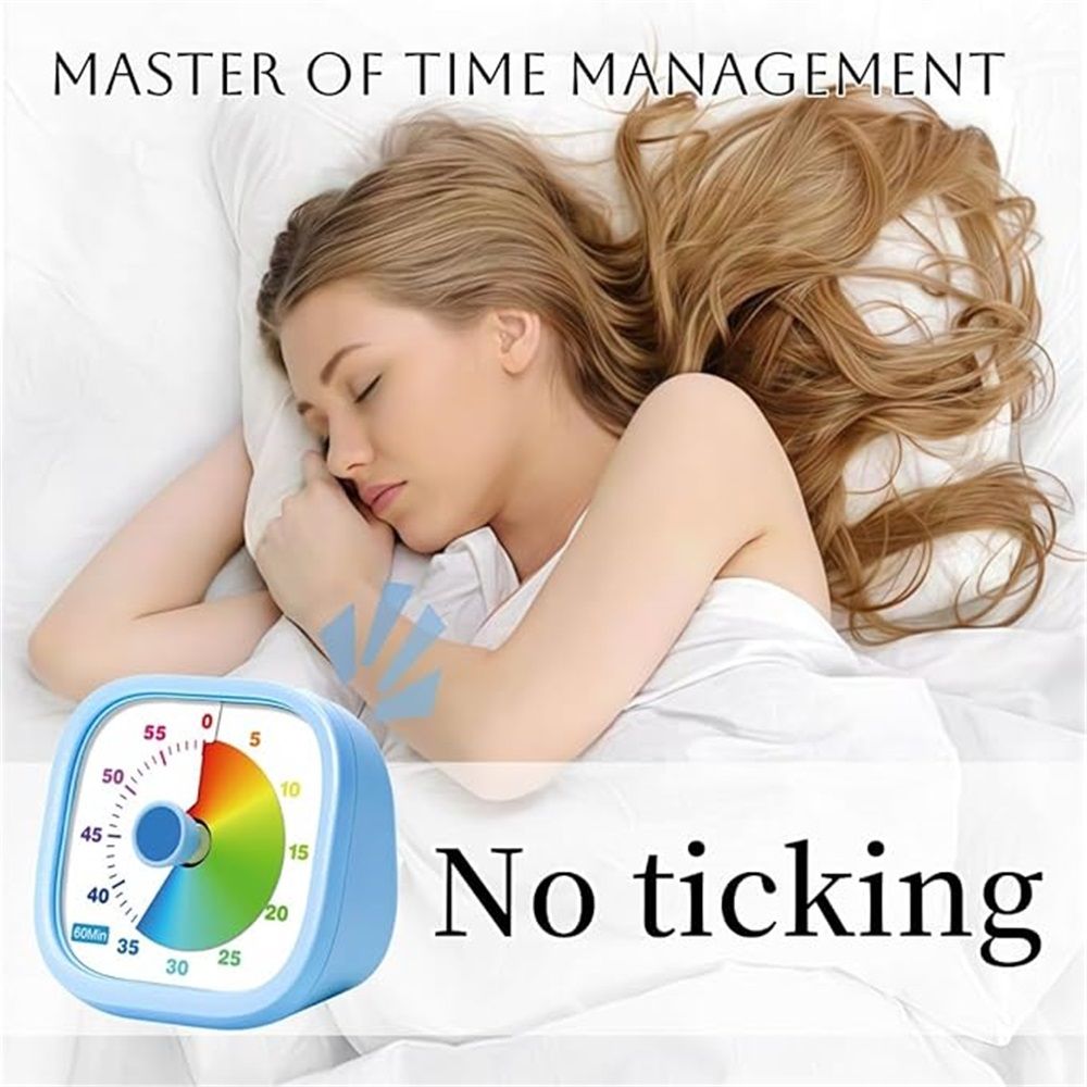 Visual Timer for Kids, 60 Minutes Countdown Timer for Classroom, Kitchen, Home, Office, Study, Pomodoro V1192-AZ-W-9215