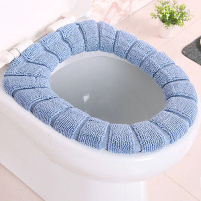 4-Piece Toilet Seat Cover Set - Soft, Warm & Non-Slip Bathroom Accessories V1192-D8