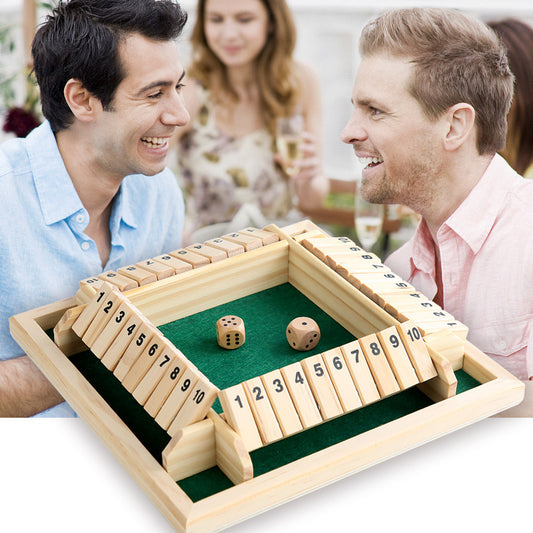 A green card-flipping toy, an interactive and educational toy for parties, a casual game prop for board game V1192-DRO-0010
