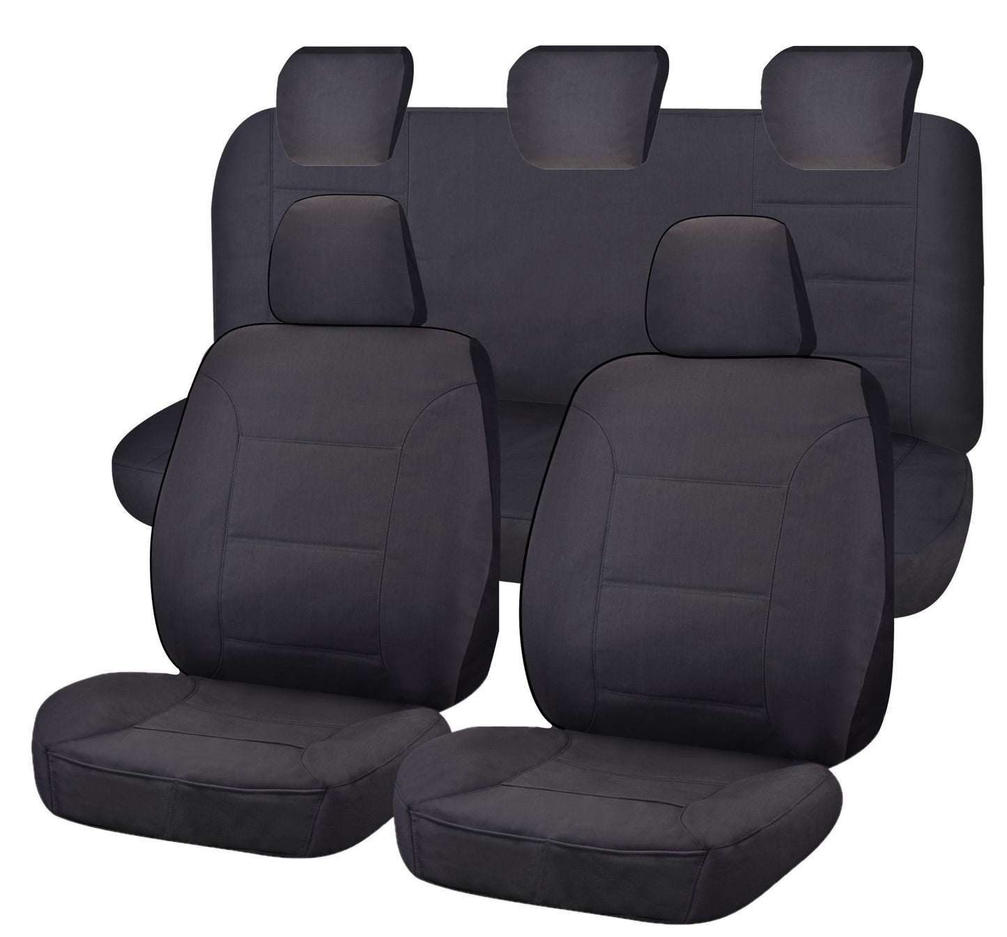 Seat Covers for MAZDA BT-50 FR UR 09/2015 - 06/2020 DUAL CAB FR CHARCOAL CHALLENGER V121-CHTMBT1008