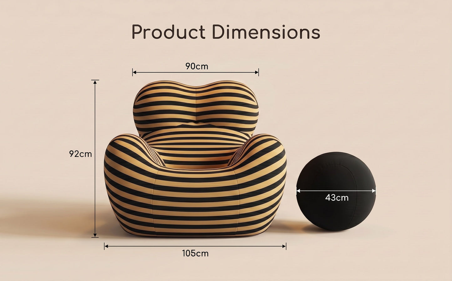 Compressed Lazy Sofa V1213-110