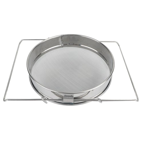 Stainless Steel Double-layer Bee Honey Sieve Filtration, Strainer Honey Harvesting Tool V122-HT-003