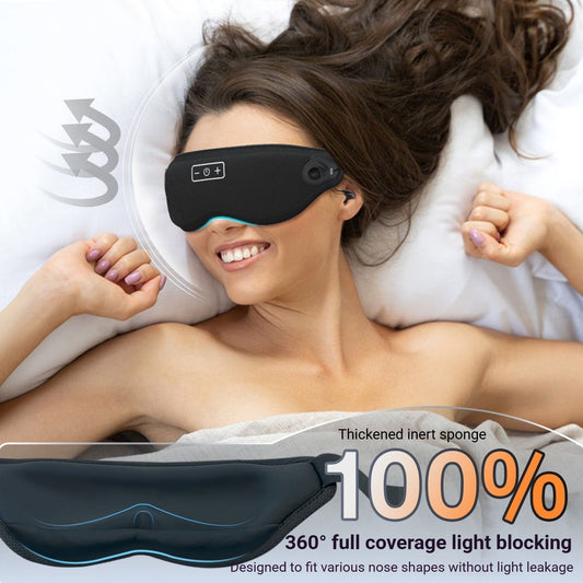 3D Bluetooth Sleep Eye Mask Black V1221-3D-BLUETOOTH-SLEEP-EYE-MASK-BLACK
