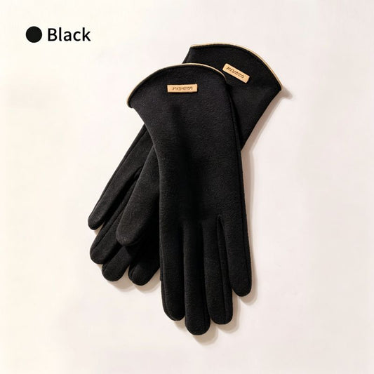 Ladies Winter Warm Cashmere Gloves DY43 Grapefruit Pink V1221-LADIES-WINTER-WARM-CASHMERE-GLOVES-DY43-GRAPEFRUIT-PINK