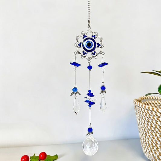 Blue Crystal Pendant Set V1221-XM-SJDZ-01