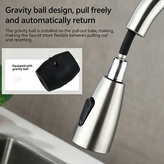 Black Kitchen Faucet V1221-XM-SLT-001