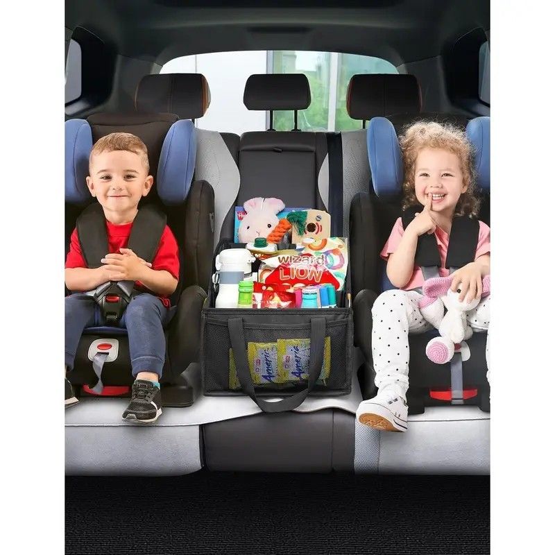 Car Multi-Compartment Organizer: Non-Slip & Spacious, 4-Section Storage for a Tidy Interior V1232-HBXSNX006