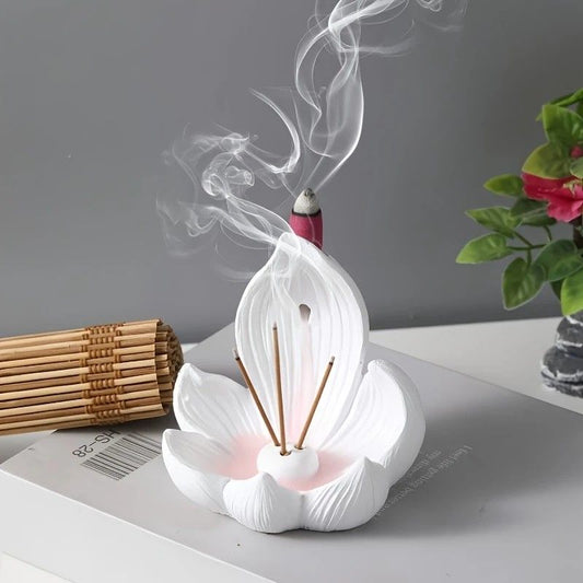 One lotus-shaped incense cone, a multifunctional home decoration piece, suitable for yoga and V1232-LHXL003