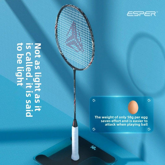 ESPER Explorer Fourth Generation Badminton Racket 58g 9U All-Around Full Carbon Fiber Fish Scale Armor G6 V1232-SDMYMQP001